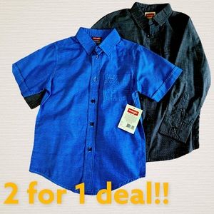 2 Wrangler Shirts for 6-7 y/o
